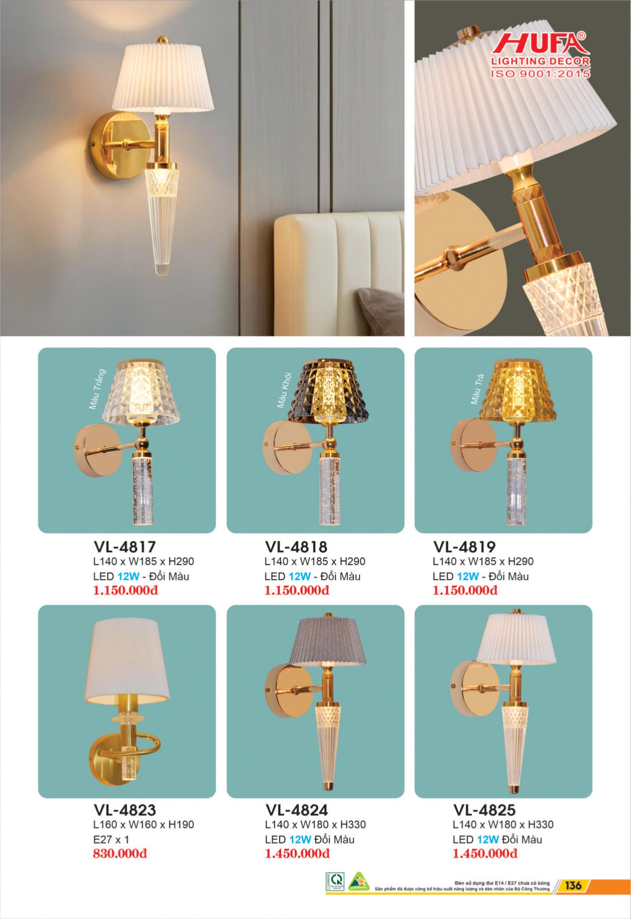 Bảng giá đèn LED HUFA 2026